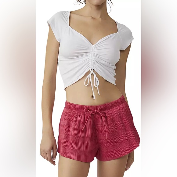 FP Movement Shirr Enough Shorts- NWOT Free People - Picture 3 of 9